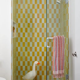 Playful Checkered Bathroom Tile