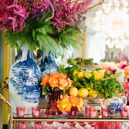 Loggia Dining Room, Showcase House (Virginia Robinson Gardens)