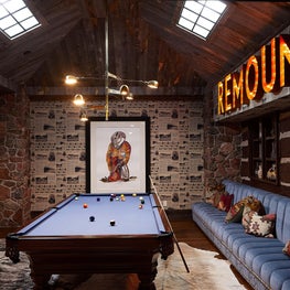 Vibrant Custom Game Room