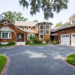 Exterior Elevation with view of Couryard