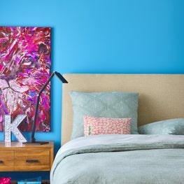 Boldly-colored Teen Bedroom