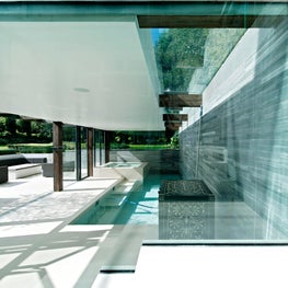 Highgate House Rear Facade and Pool