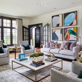 Colorful Formal Living Room