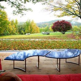 Connecticut Farmhouse, Views from the Game Room, Family Room