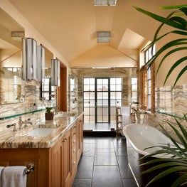 Lincoln Park Residence Master Bath and Terrace