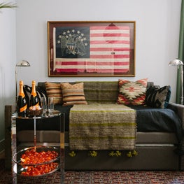 Portfolio: Eclectic Guest room with vintage details