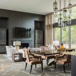 Dining area in great room