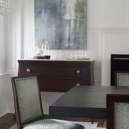 Seafoam Velvet Dining Room Chairs in Southport, Connecticut