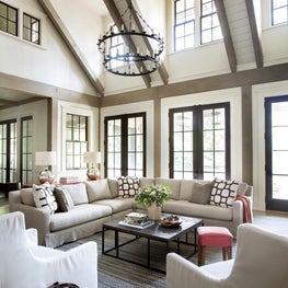 Living Room Architecture by Spitzmiller & Norris Interiors by Teri Duffy 