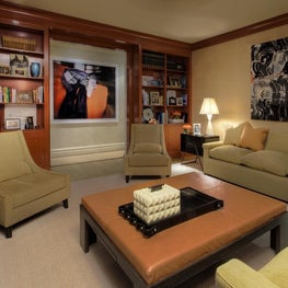 EAST HAMPTON CONTEMPORARY  East Hampton Residence - Lacquered Library