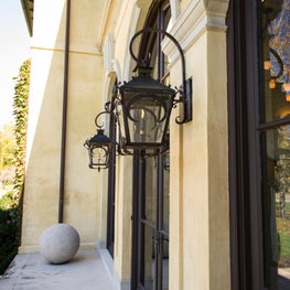 Tuscan Villa Style Home Inspired by Italian Classicism - Exterior Architecture Detail