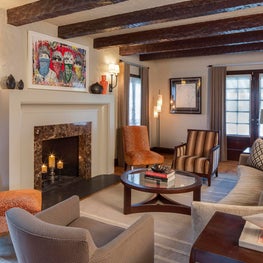 Tudor Revival Living Room 