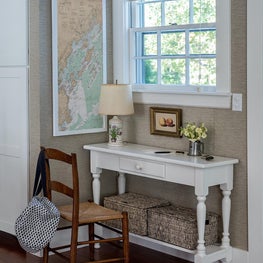 Traditional Maine summer cottage kitchen