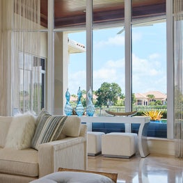 Elegant Golf Manor Living Room View