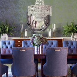 Purple Luxury Dining Room