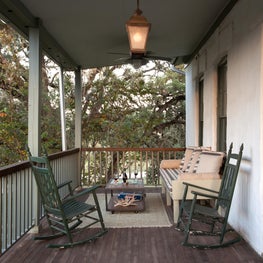 LBJ's Mother's Childhood Home - Front Upper Porch