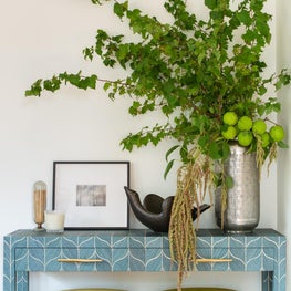 Golden Gate Heights Residence: Living Room, Console Vignette