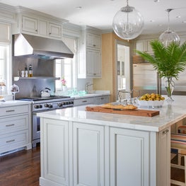 A kitchen in a historic Hal Thompson house in Highland Park, Texas.