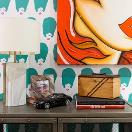 NYC Washington Square Park Residence, Wallpaper and Pop Art 