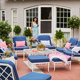 Amanda Reynal Interiors Outdoor Patio