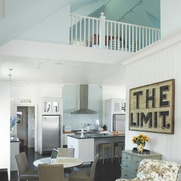 Open Concept Kitchen with Studio Loft at Luxe Barn, Falmouth