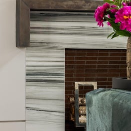 Guest Cottage Fireplace detail