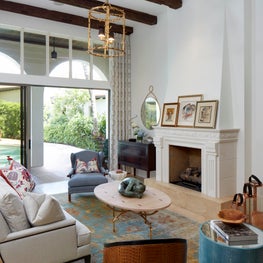 Coastal modern living room