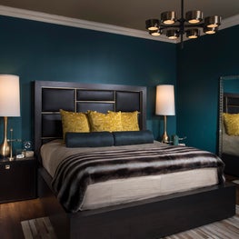 Bold + Dramatic Bedroom