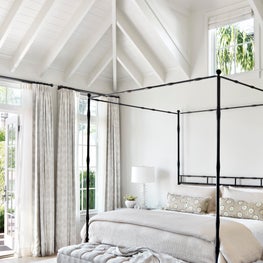 Light & Airy Master Bedroom with Wood Ceilings - Vero Beach, FL