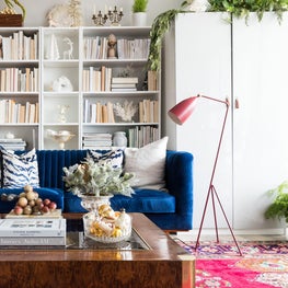 Portfolio: Sun filled eclectic high rise with pops of texture and color