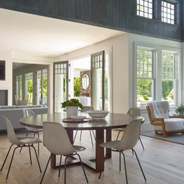 East Hampton Informal Dining Area and Living Space