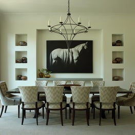Soft Contemporary Dining Room