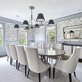 Modern Weston Farmhouse-Dining Room