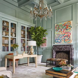 A Lady's Study, Kips Bay Show House, Dallas, TX 2020.
