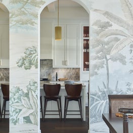 A Dining Room Mural Wall