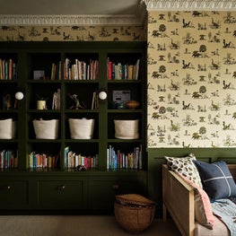 Custom Built-In Shelves for Nursery