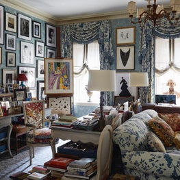 A study and sitting room in New York City 