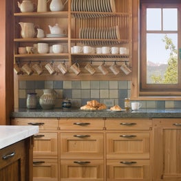 Aspen Kitchen - Antique Chateau Stone Tile Flooring