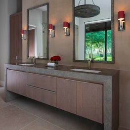 Portfolio: Modern and Warm Master Bath 