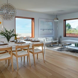 Sagaponack Residence Dining / Living