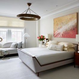 Portfolio: West Side Apartment, Chic & Luxurious White Master Bedroom