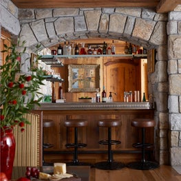 Modern/Rustic Barn Pub Room Bar