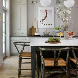 Basement kitchen/living area