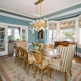 Formal Dining Room with Eclectic Mix