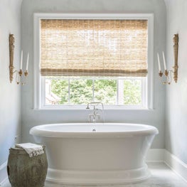 White Marble Master Bath 