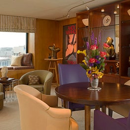  Multi use dinnig area: in highrise condo custom:mirrored built-ins