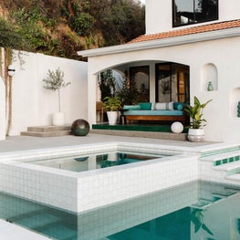 Moroccan Outdoor Fireplace