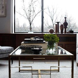 Central Park West Prewar/Modern Living Room/Modern Coffee Table/Vignette