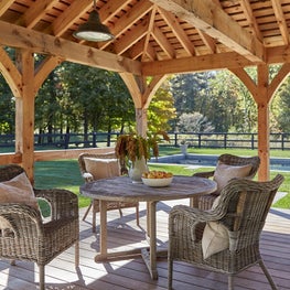 Timber Frame Pool Pavillion