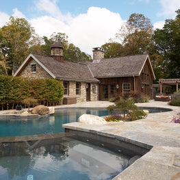 Modern/Rust Barn Pool House